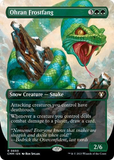 Ohran Frostfang (Borderless), Commander Masters 650