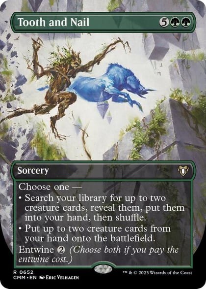 Tooth and Nail (Borderless), Commander Masters 652