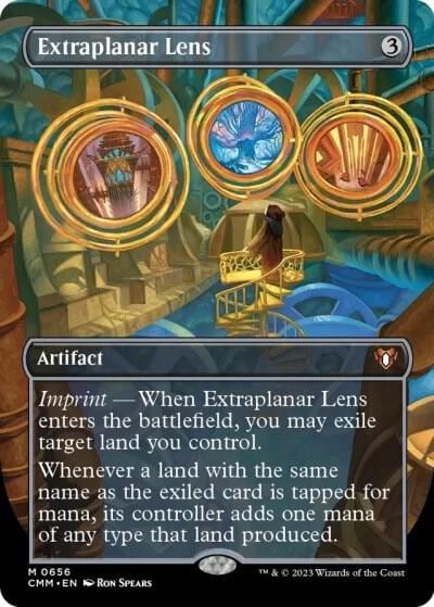 Extraplanar Lens (Borderless), Commander Masters 656