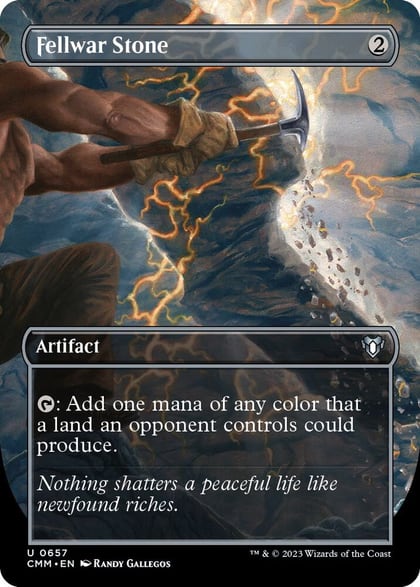 Fellwar Stone (Borderless), Commander Masters 657