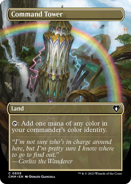 Command Tower (Borderless), Commander Masters 659