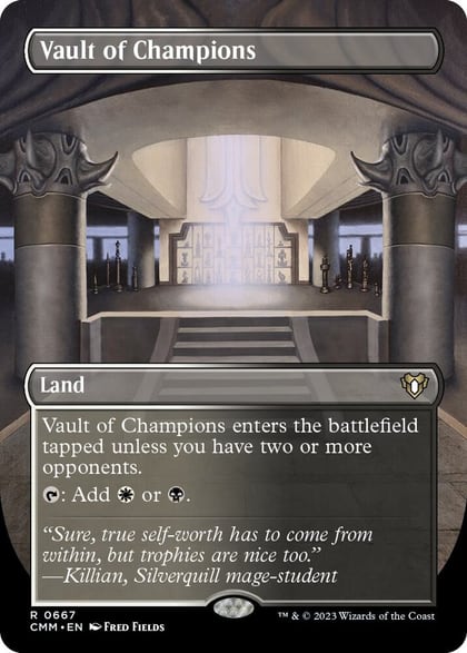 Vault of Champions (Borderless), Commander Masters 667
