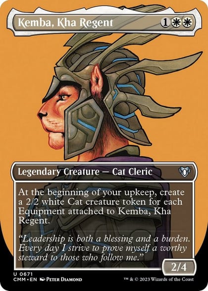 Kemba, Kha Regent (Borderless), Commander Masters 671