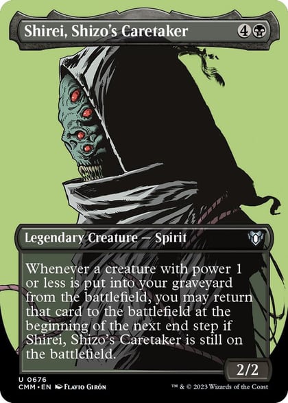 Shirei, Shizo's Caretaker (Borderless), Commander Masters 676