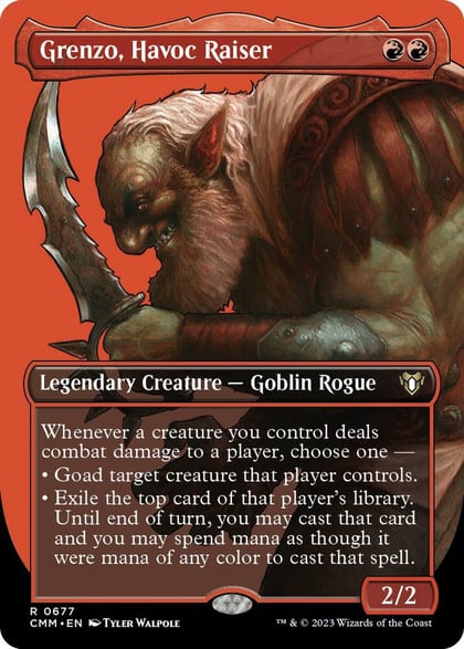 Grenzo, Havoc Raiser (Borderless), Commander Masters 677