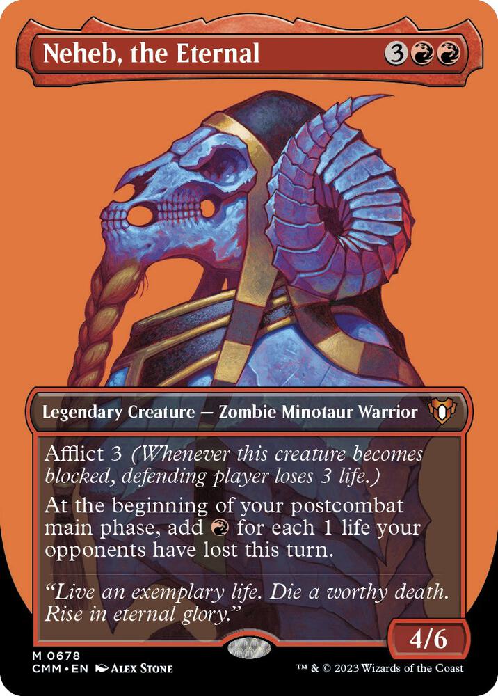 Neheb, the Eternal (Borderless), Commander Masters 678