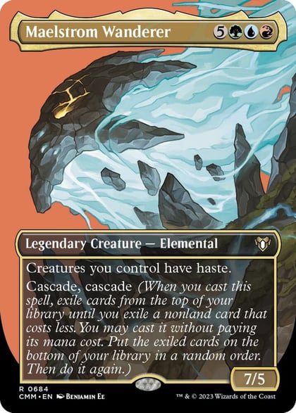 Maelstrom Wanderer (Borderless), Commander Masters 684