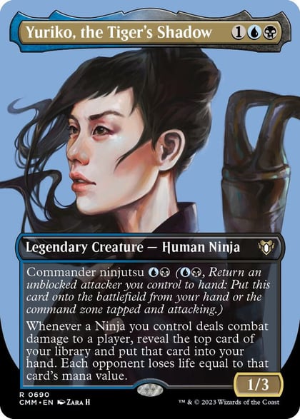 Yuriko, the Tiger's Shadow (Borderless), Commander Masters 690