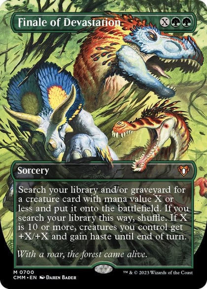 Finale of Devastation (Borderless), Commander Masters 700