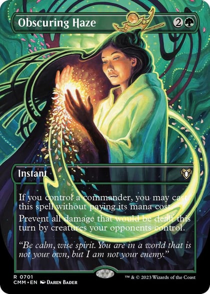 Obscuring Haze (Borderless), Commander Masters 701