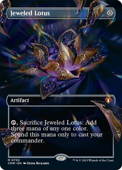 Jeweled Lotus (Borderless), Commander Masters 702