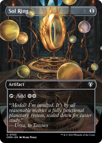 Sol Ring (Borderless), Commander Masters 703