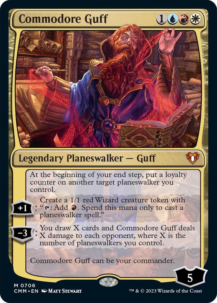 Commodore Guff, Commander Masters 706