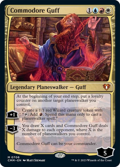 Commodore Guff, Commander Masters 706