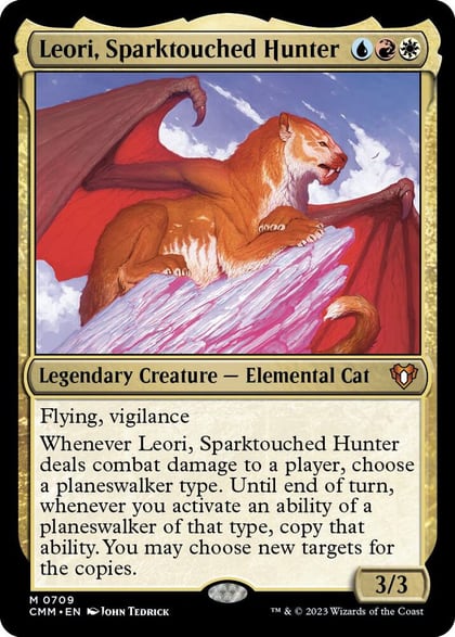 Leori, Sparktouched Hunter, Commander Masters 709
