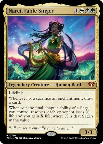Narci, Fable Singer, Commander Masters 710
