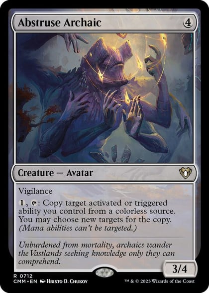 Abstruse Archaic, Commander Masters 712