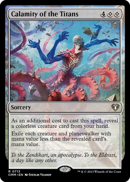 Calamity of the Titans, Commander Masters 713