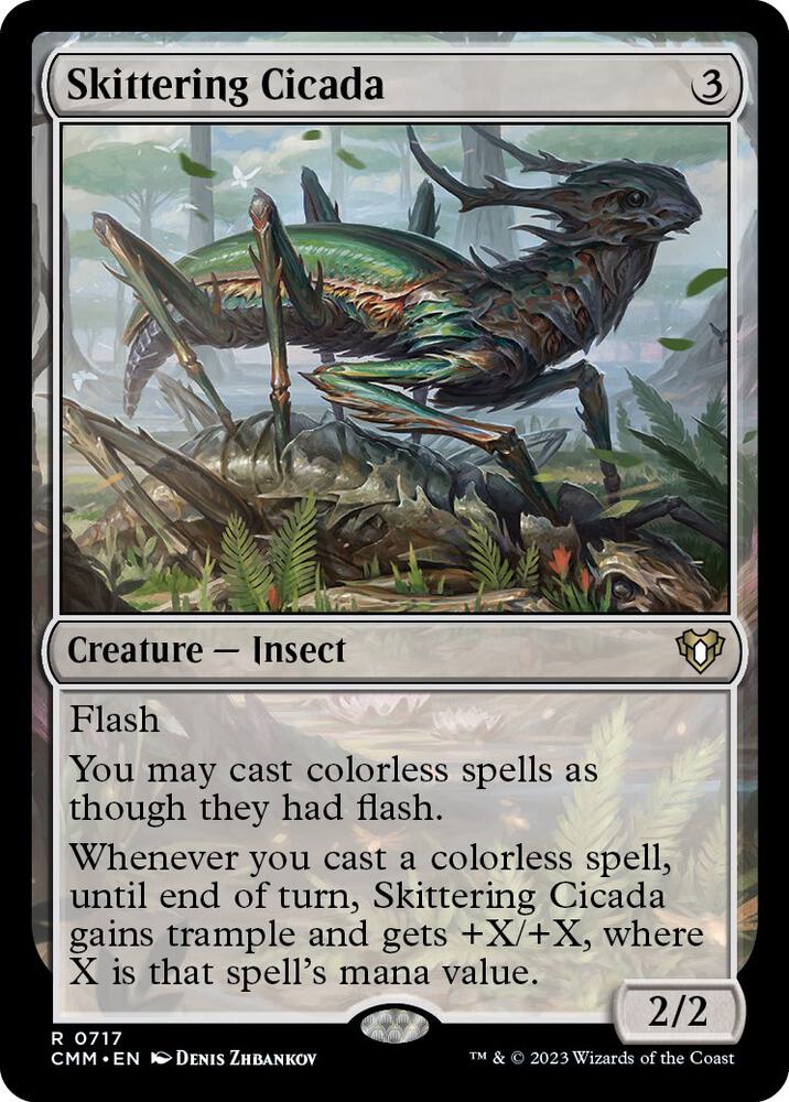 Skittering Cicada, Commander Masters 717