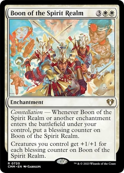 Boon of the Spirit Realm, Commander Masters 720