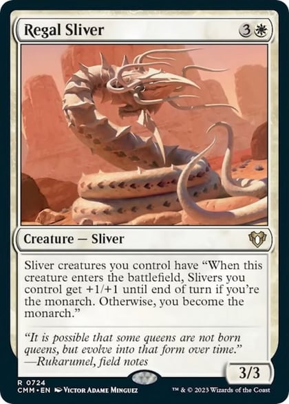 Regal Sliver, Commander Masters 724