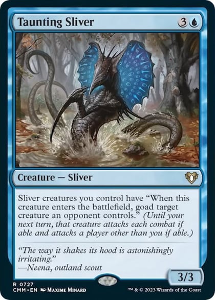 Taunting Sliver, Commander Masters 727