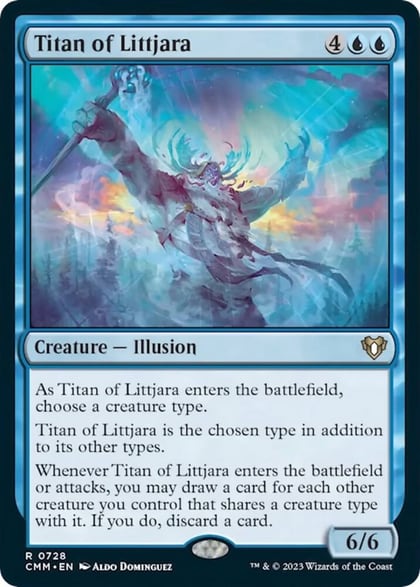 Titan of Littjara, Commander Masters 728
