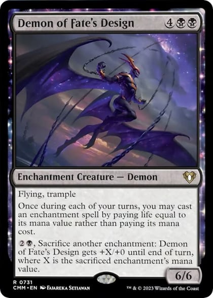 Demon of Fate's Design, Commander Masters 731
