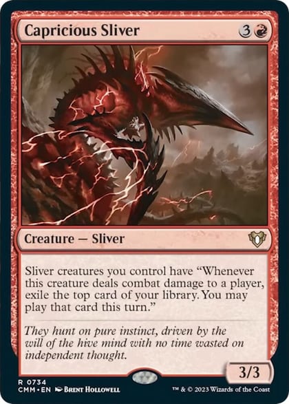 Capricious Sliver, Commander Masters 734