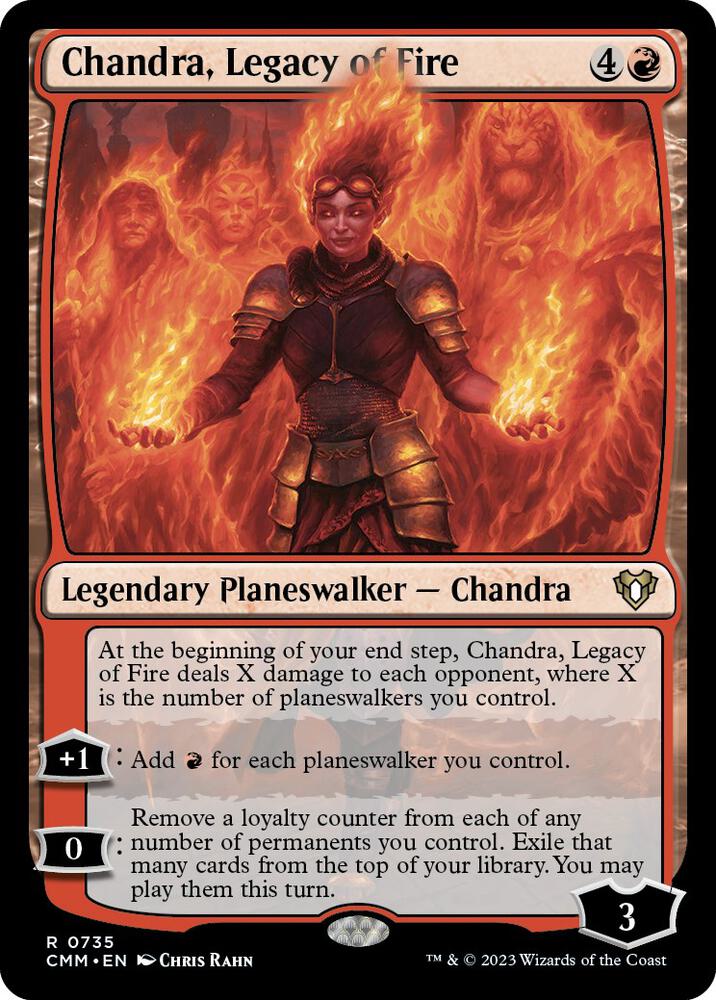 Chandra, Legacy of Fire, Commander Masters 735