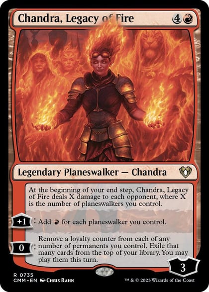 Chandra, Legacy of Fire, Commander Masters 735