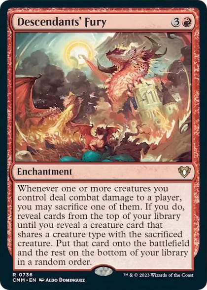 Descendants' Fury, Commander Masters 736