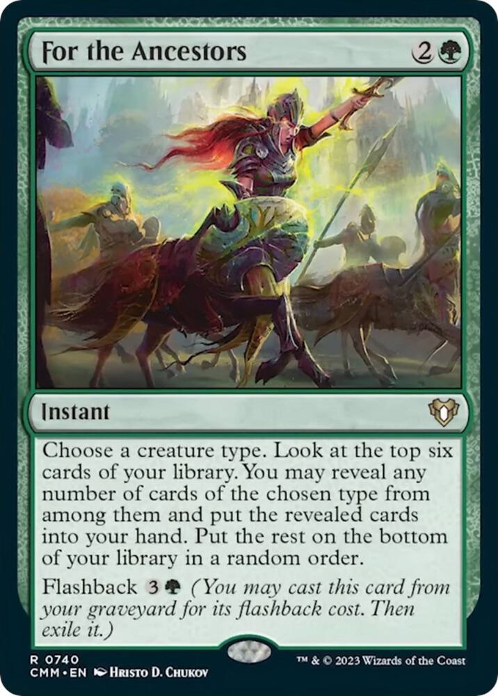 For the Ancestors, Commander Masters 740