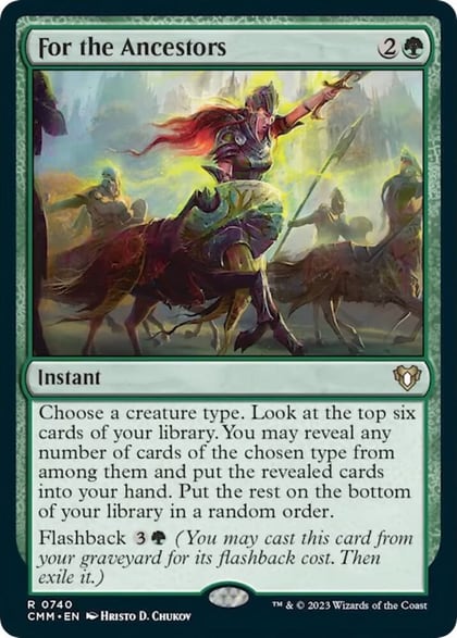 For the Ancestors, Commander Masters 740