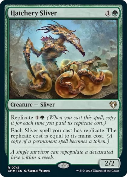 Hatchery Sliver, Commander Masters 741