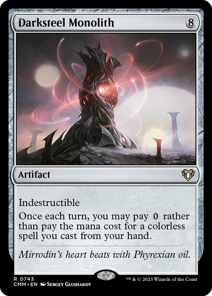 Darksteel Monolith, Commander Masters 743