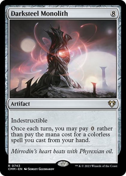 Darksteel Monolith, Commander Masters 743