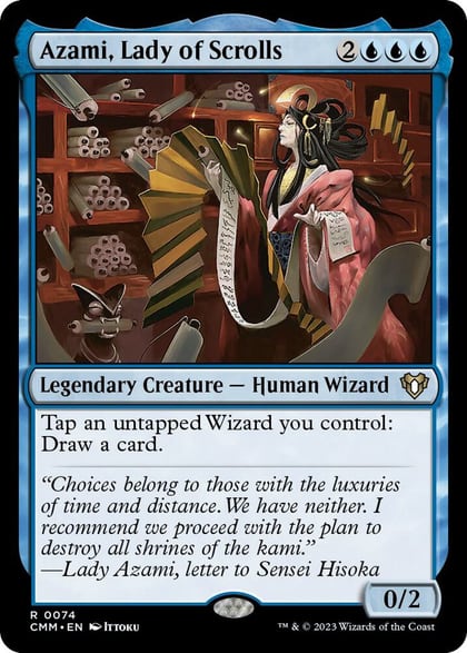 Azami, Lady of Scrolls, Commander Masters 74