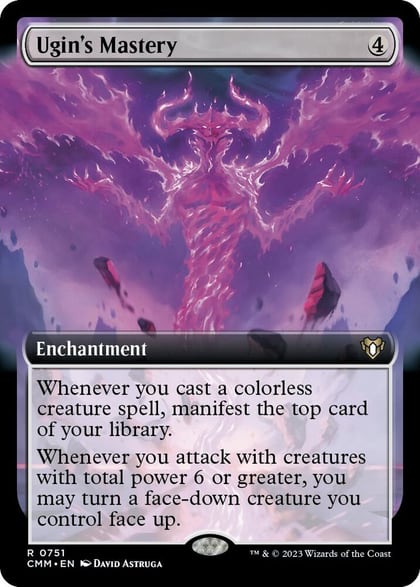 Ugin's Mastery (Extended Art), Commander Masters 751