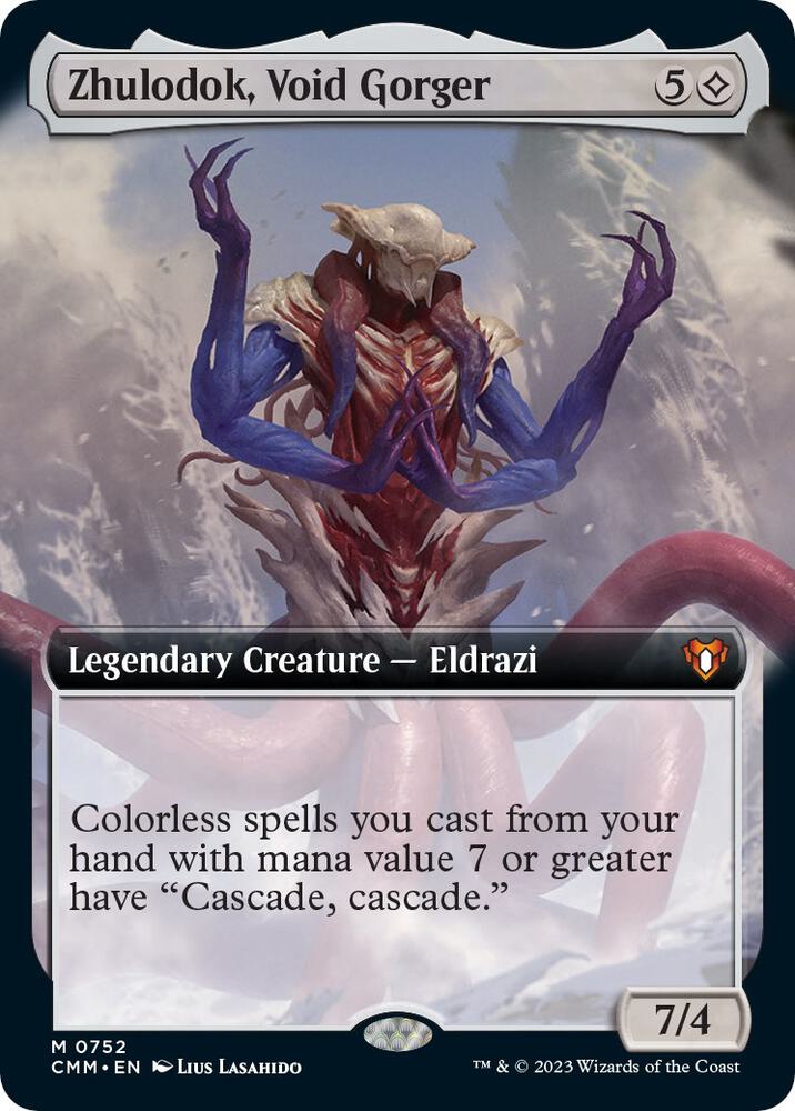 Zhulodok, Void Gorger (Extended Art), Commander Masters 752