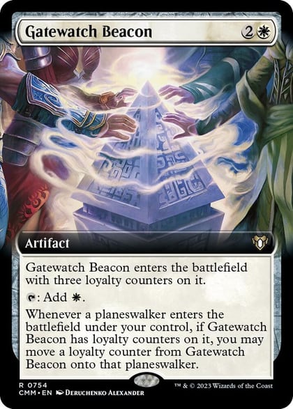 Gatewatch Beacon (Extended Art), Commander Masters 754