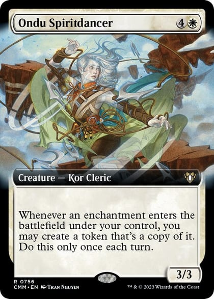 Ondu Spiritdancer (Extended Art), Commander Masters 756