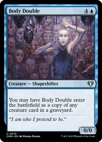 Body Double, Commander Masters 75