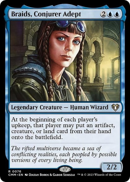 Braids, Conjurer Adept, Commander Masters 76