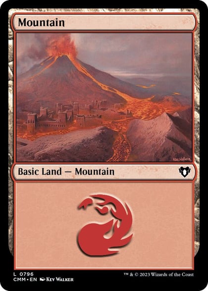 Mountain (0796), Commander Masters 796