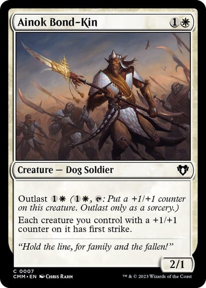 Ainok Bond-Kin, Commander Masters 7
