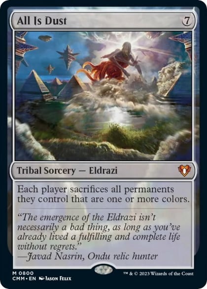 All Is Dust, Commander Masters 800