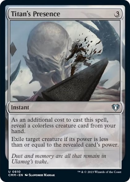 Titan's Presence, Commander Masters 810