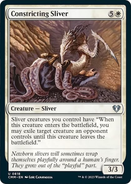 Constricting Sliver, Commander Masters 818