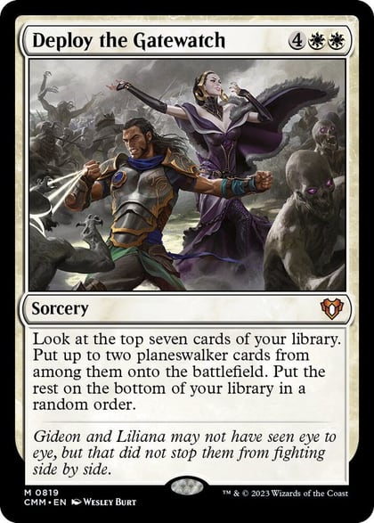 Deploy the Gatewatch, Commander Masters 819